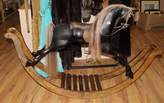 A rocking horse